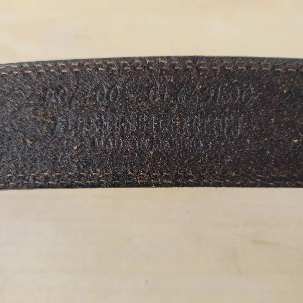 Western Style Braided Men’s Leather Belt – Made in Mexico